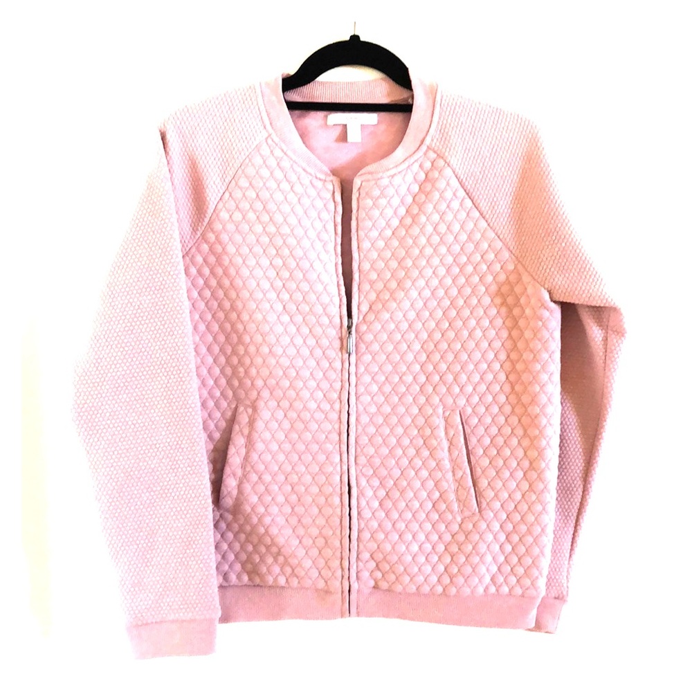 Rosé Varsity-style jacket